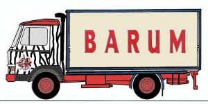 Loewe 4081 - H0 - Iveco Zeta 90M5 Zirkus Barum